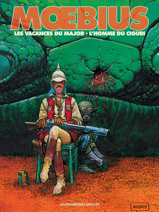 Book Les Vacances du major et L'Homme du Ciguri Moebius