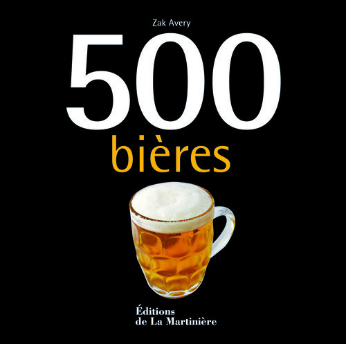 Knjiga 500 bières Zak Avery
