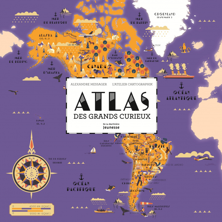 Kniha Atlas des grands curieux Alexandre Messager