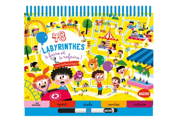 Knjiga BLOC-NOTES - 48 LABYRINTHES A FAIRE ET A REFAIRE ! - NOUVELLE EDITION BENJAMIN BECUE / GAETAN  LE COSE / PATRICK  MORIZE