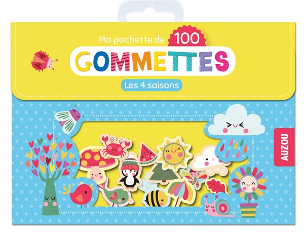 Knjiga MA POCHETTE DE 100 GOMMETTES - LES 4 SAISONS INGA WILMINK