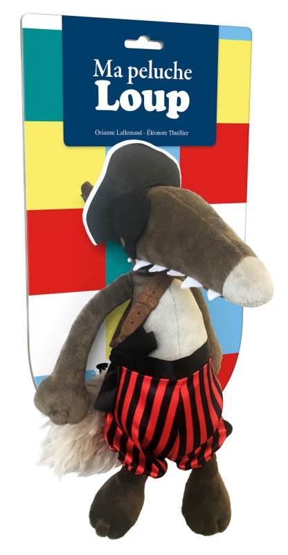 Igra/Igračka La peluche loup pirate Lallemand