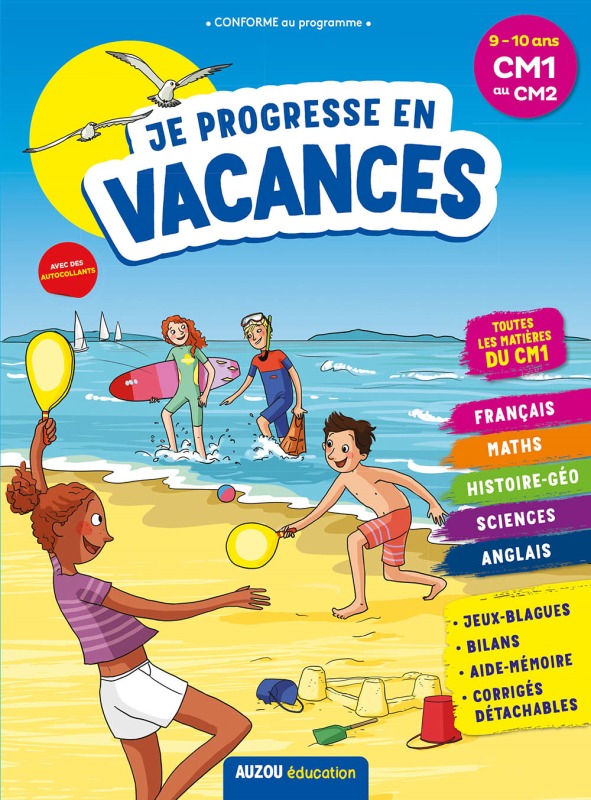 Kniha Je progresse en vacances - CM1 au CM2 LAURENT AUDOUIN / FABIENNE BESSIN / CLAIRE DELVAUX / ELSA VALLEE