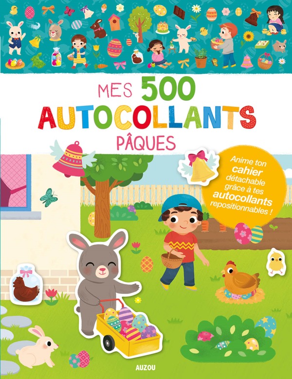 Knjiga Mes 500 autocollants - pâques WU YI-HSUAN