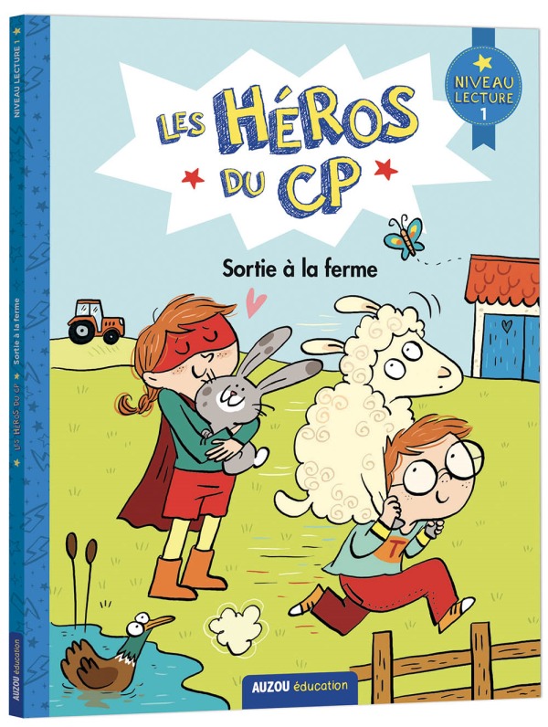 Kniha Les héros du CP - premières lectures niveau 1   Sortie à la ferme Martins