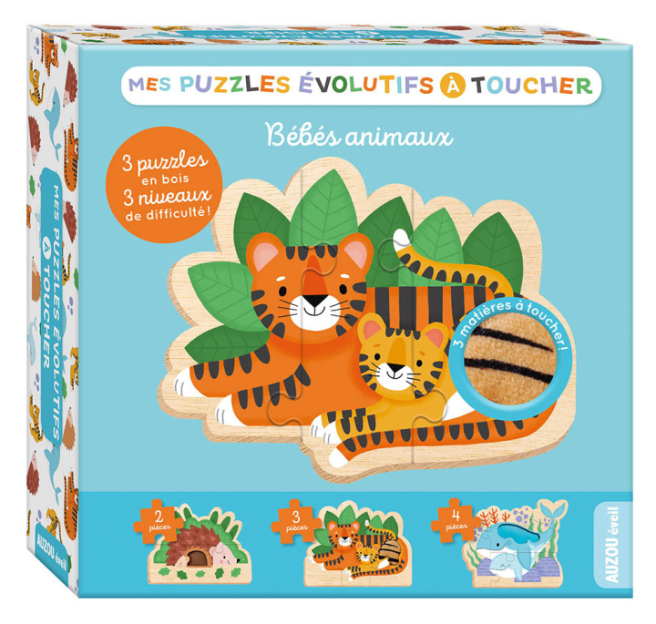 Joc / Jucărie Mes puzzles évolutifs à toucher ANNE PASSCHIER