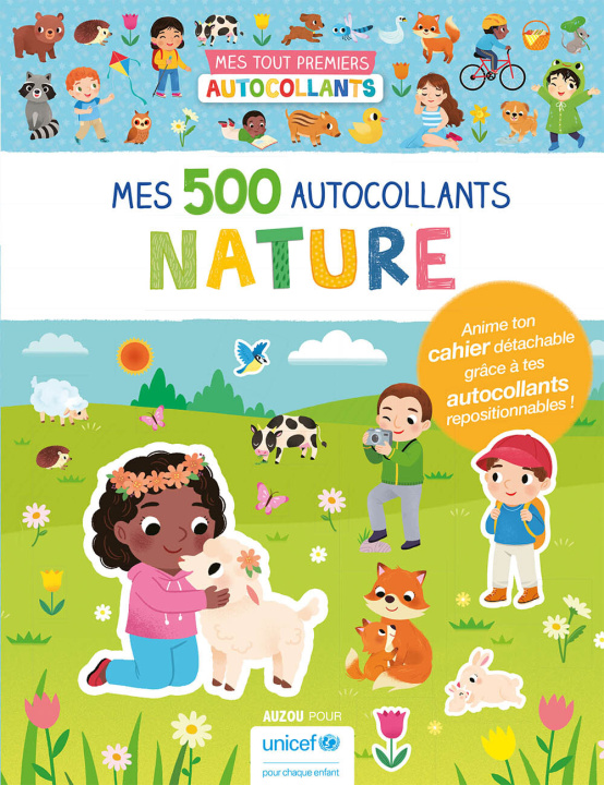 Kniha Mes 500 autocollants - nature YI-HSUAN WU