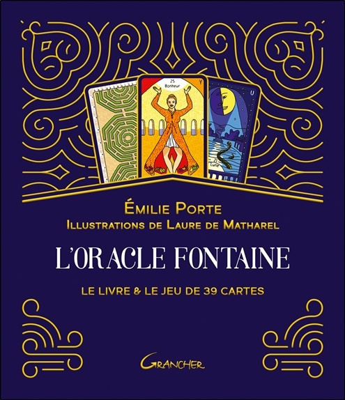 Carte L'ORACLE FONTAINE - LE LIVRE & LE JEU DE 39 CARTES - COFFRET Porte