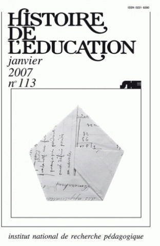 Kniha HISTOIRE DE L'EDUCATION, N  113/2007 
