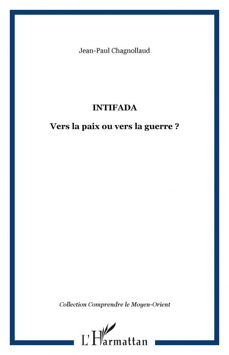 Book Intifada Chagnollaud