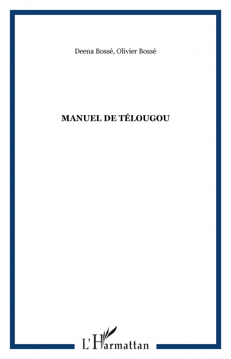 Kniha Manuel de Télougou Bossé