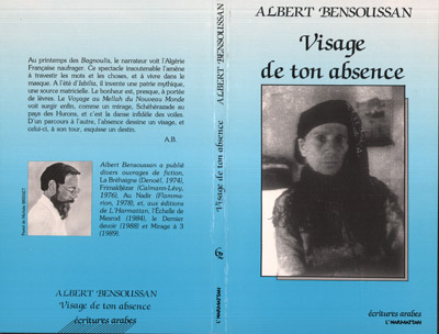 Libro Visage de ton absence Bensoussan