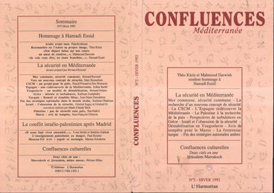 Boek Confluences Méditerranée Jean-Paul Chagnollaud