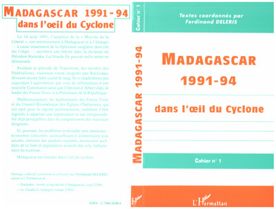 Knjiga Madagascar 1991-1994 Deleris
