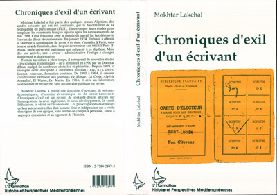 Knjiga Chroniques d'exil d'un écrivant Lekahal