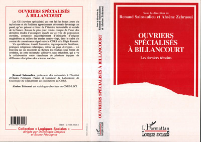 Carte Ouvriers spécialisés à Billancourt Sainsaulieu