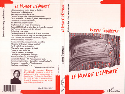 Buch Le voyage l'emporte Shahryari