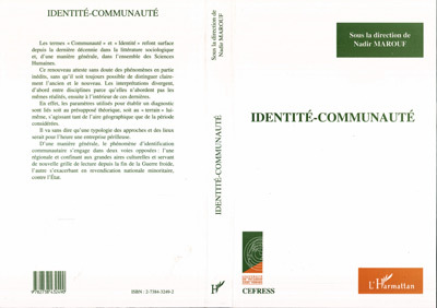Buch Identité-communauté Marouf