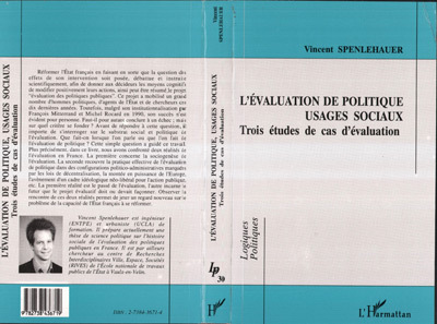 Book L'évaluation de politiques Spenlehauer