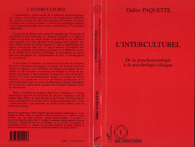 Kniha L'interculturel Paquette