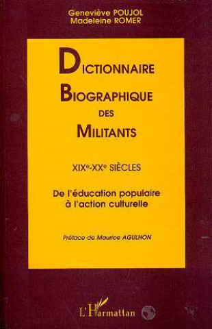 Carte Dictionnaire biographique des militants XIXè-XXè siècles 