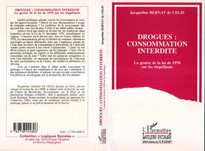 Knjiga DROGUES : CONSOMMATION INTERDITE Bernat de Celis