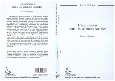 Knjiga L'arabisation dans les sciences sociales Sebaa