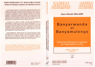 Könyv Banyarwanda et Banyamulenge Willame