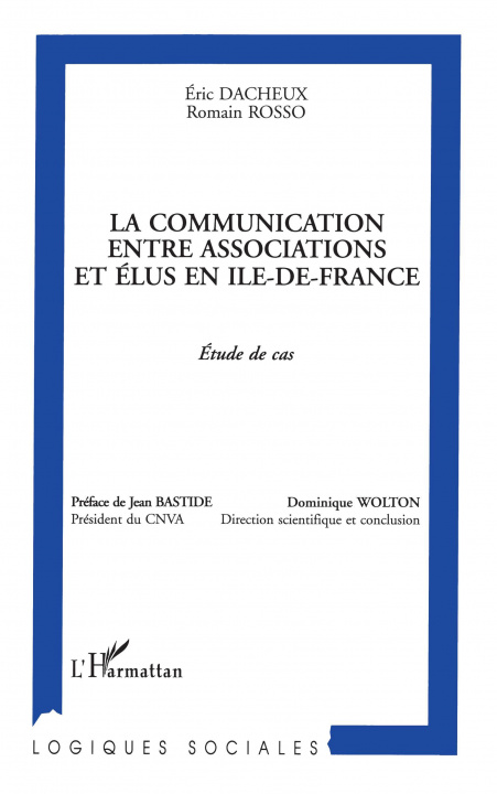 Carte La communication entre associations et élus en Ile-de-France Dacheux