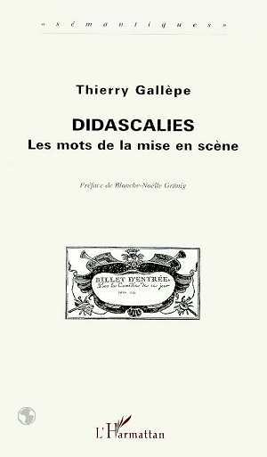 Knjiga Didascalies Gallèpe