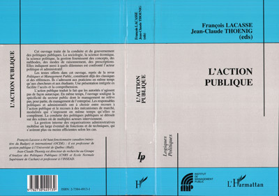 Libro L'ACTION PUBLIQUE Thoenig