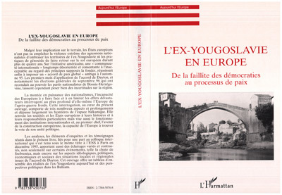 Carte L'ex-Yougoslavie en Europe 