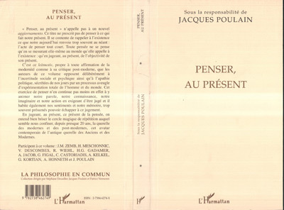 Kniha Penser, au Présent Poulain