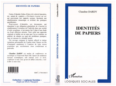 Knjiga Identités de Papiers Dardy