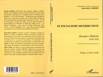 Knjiga Le socialisme distributiste Lambert