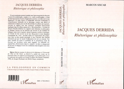 Book Jacques Derrida Siscar