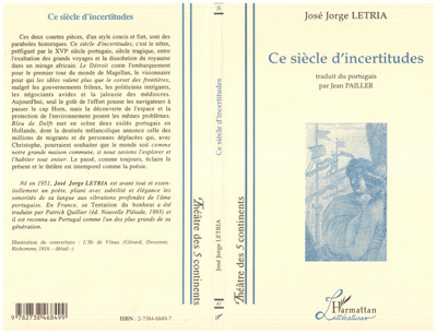 Knjiga Ce Siècle d'incertitudes Jorge Letria