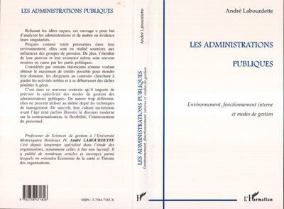Knjiga Les Administrations Publiques Labourdette