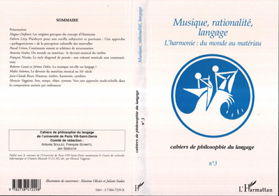 Carte Cahiers de philosophie du langage 
