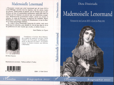 Könyv MADEMOISELLE LENORMAND Dimitriadis