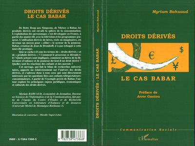 Kniha DROITS DERIVES : LE CAS BABAR Bahuaud