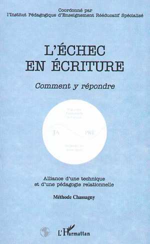 Knjiga L'ÉCHEC EN ÉCRITURE 