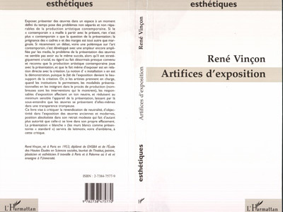 Knjiga ARTIFICE D'EXPOSITION Vinçon