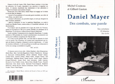 Βιβλίο DANIEL MAYER Couteau