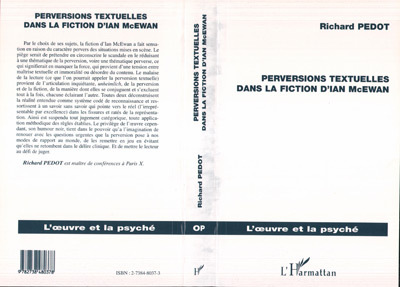 Boek PERVERSIONS TEXTUELLES DANS LA FICTION D'IAN MC EWAN Pedot