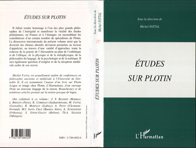 Knjiga ETUDES SUR PLOTIN Fattal