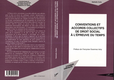 Kniha CONVENTIONS ET ACCORDS COLLECTIFS DE DROIT SOCIAL À L'ÉPREUV Colin