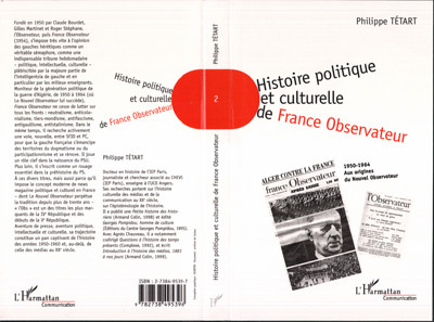 Kniha HISTOIRE POLITIQUE ET CULTURELLE DE FRANCE OBSERVATEUR 1950-1964 Tétart