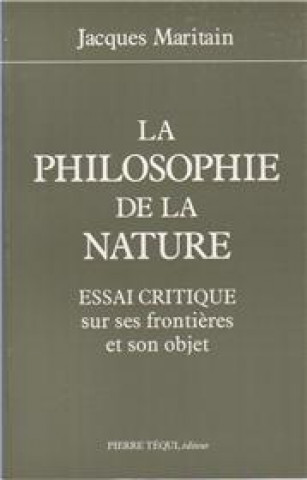 Carte La Philosophie de la nature Maritain