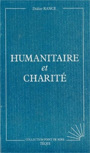 Knjiga Humanitaire et charité Rance